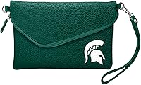 Vista 45 de Littlearth NCAA Pebble Fold Over Purse- Officially Licensed Teams