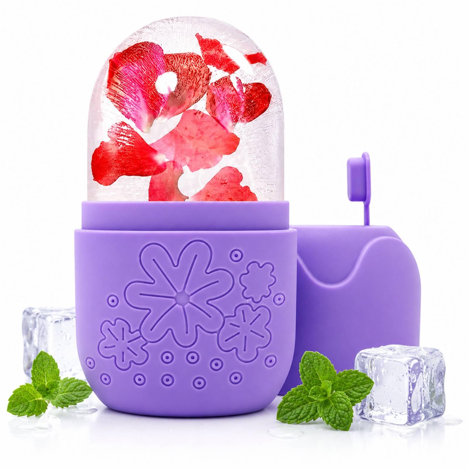 Ice Face Roller, Reusable Silicone Mold for Face & Eye Massage
