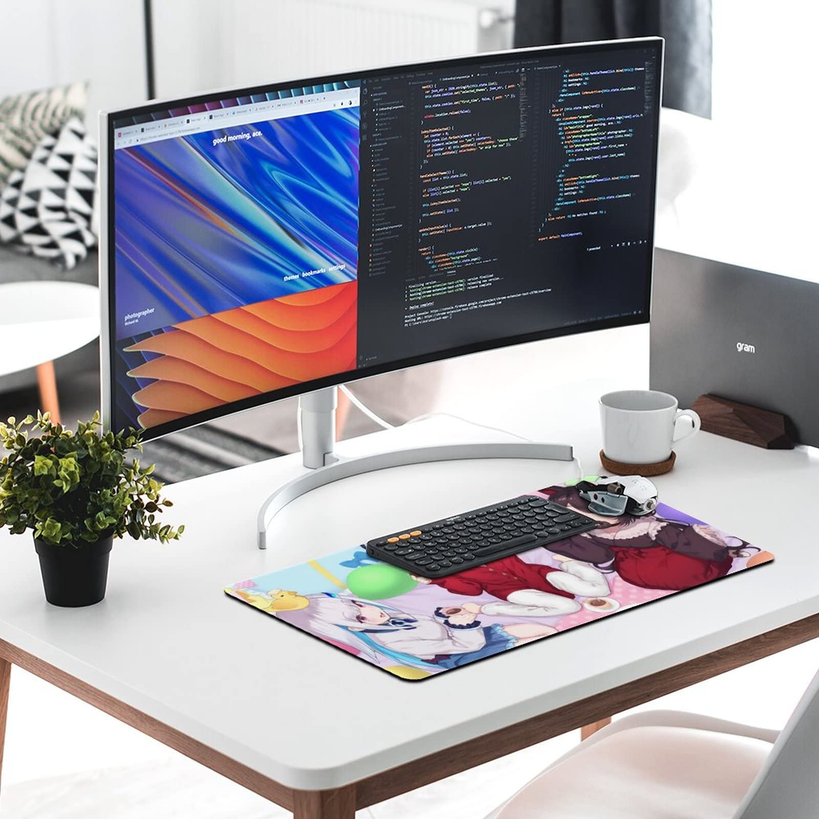 アンジュカトリーナ ゲーミングマウスパッド Amazon.co.jp：マウスパッド ゲーミングマウスパッド バーチャル