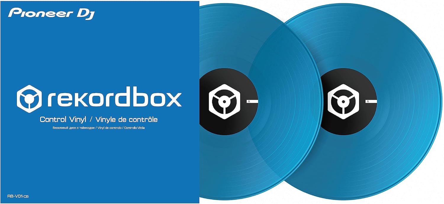 Control Vinyl 2x Clear Blue - rekordbox