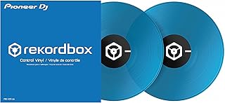 Pioneer DJ 12 Inches Control Vinyl Clear Blue, Pair