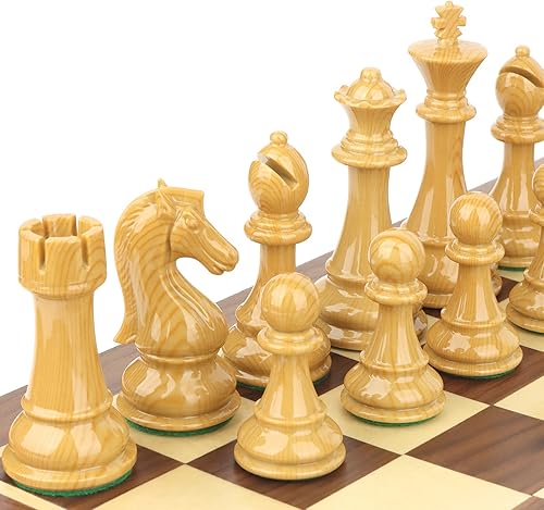 Miniatura 2 de Solo piezas de ajedrez con peso de alto polímero  3.75 pulgadas King  2 reinas adicionales, ajedrez de torneo estándar para juego de mesa de ajedrez