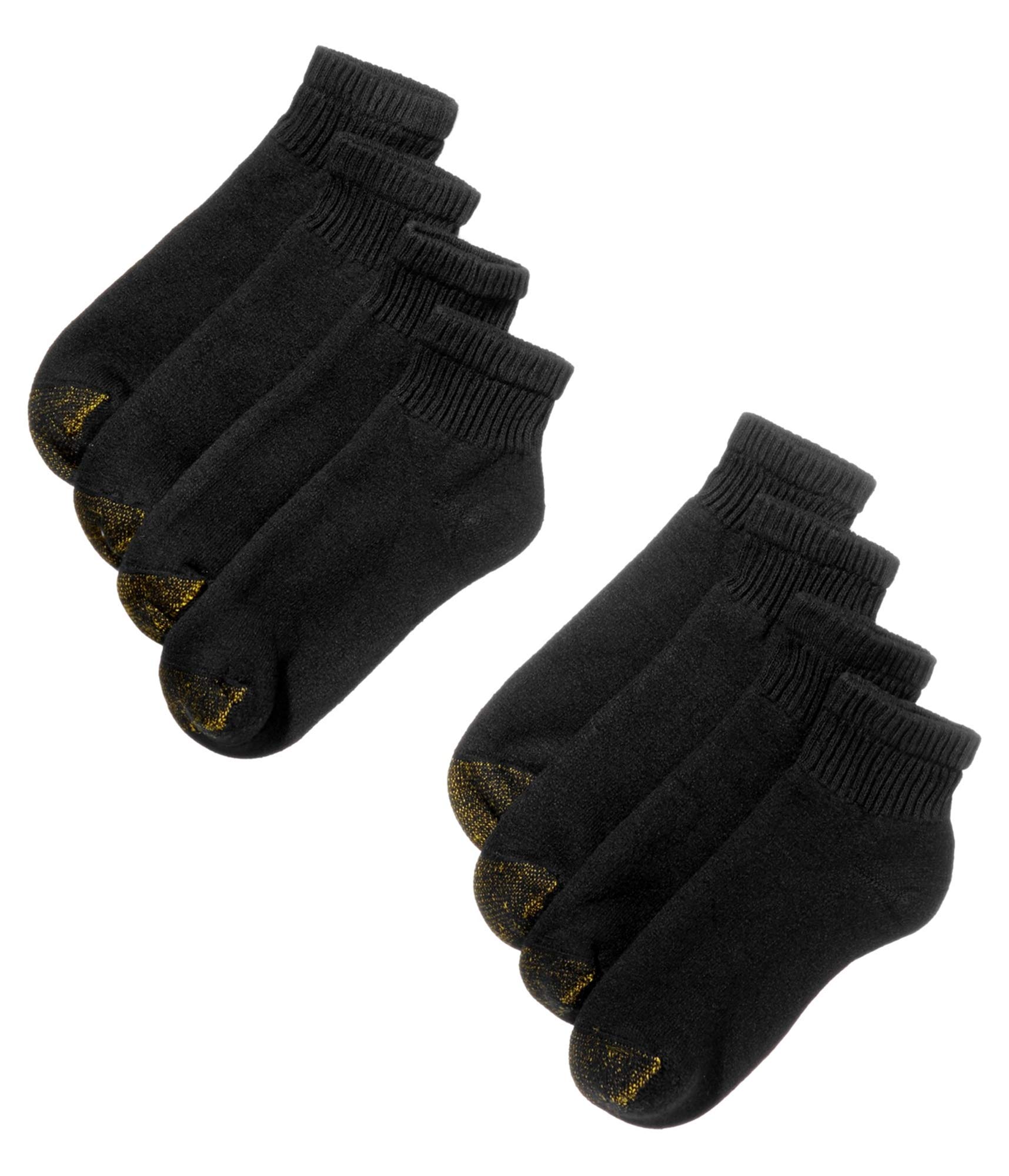 Gold ToeMen's 8-Pack Quarter Socks