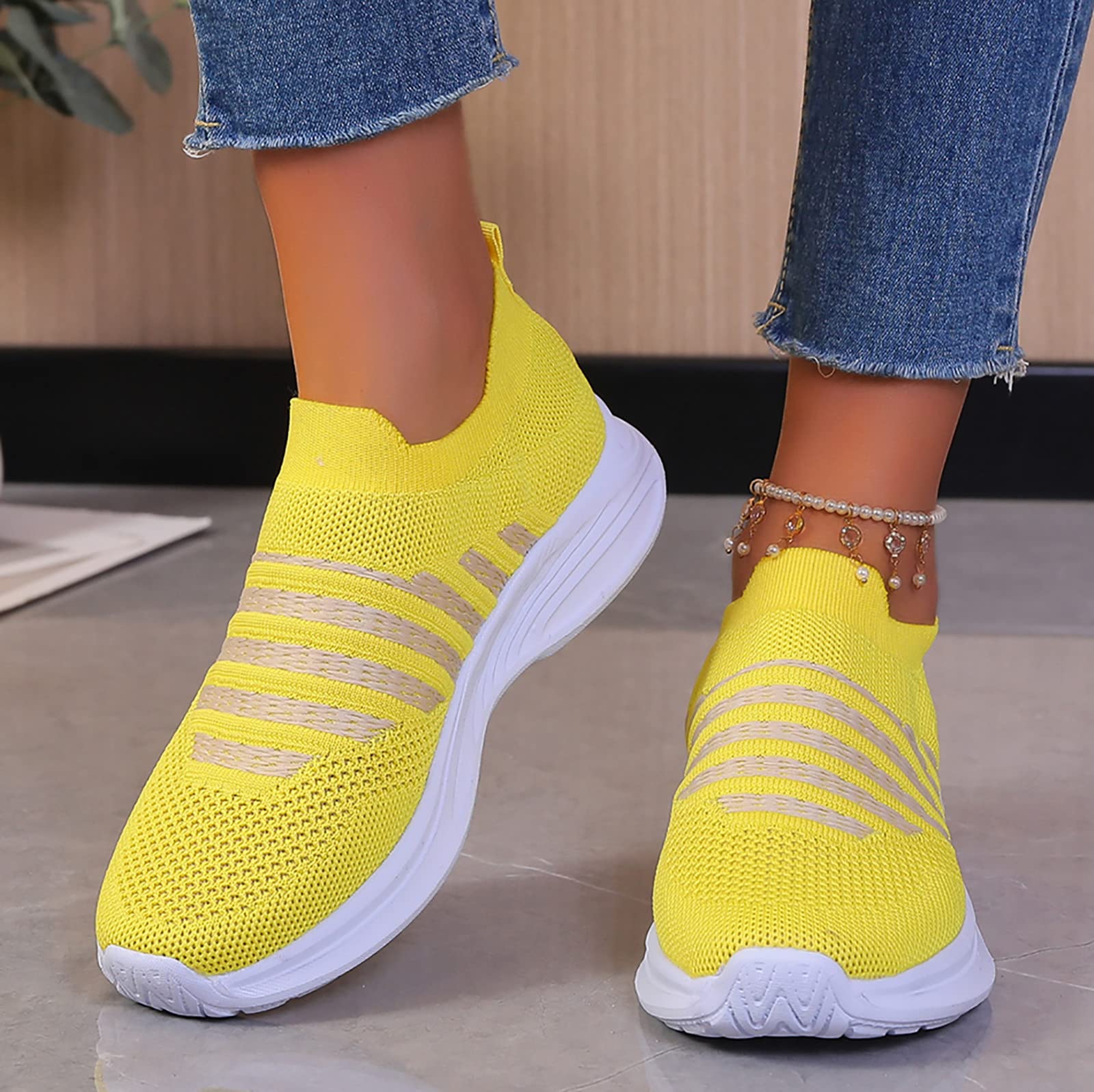 Amazon.com: CsgrFagr Women Fly Woven Mesh Running Shoes