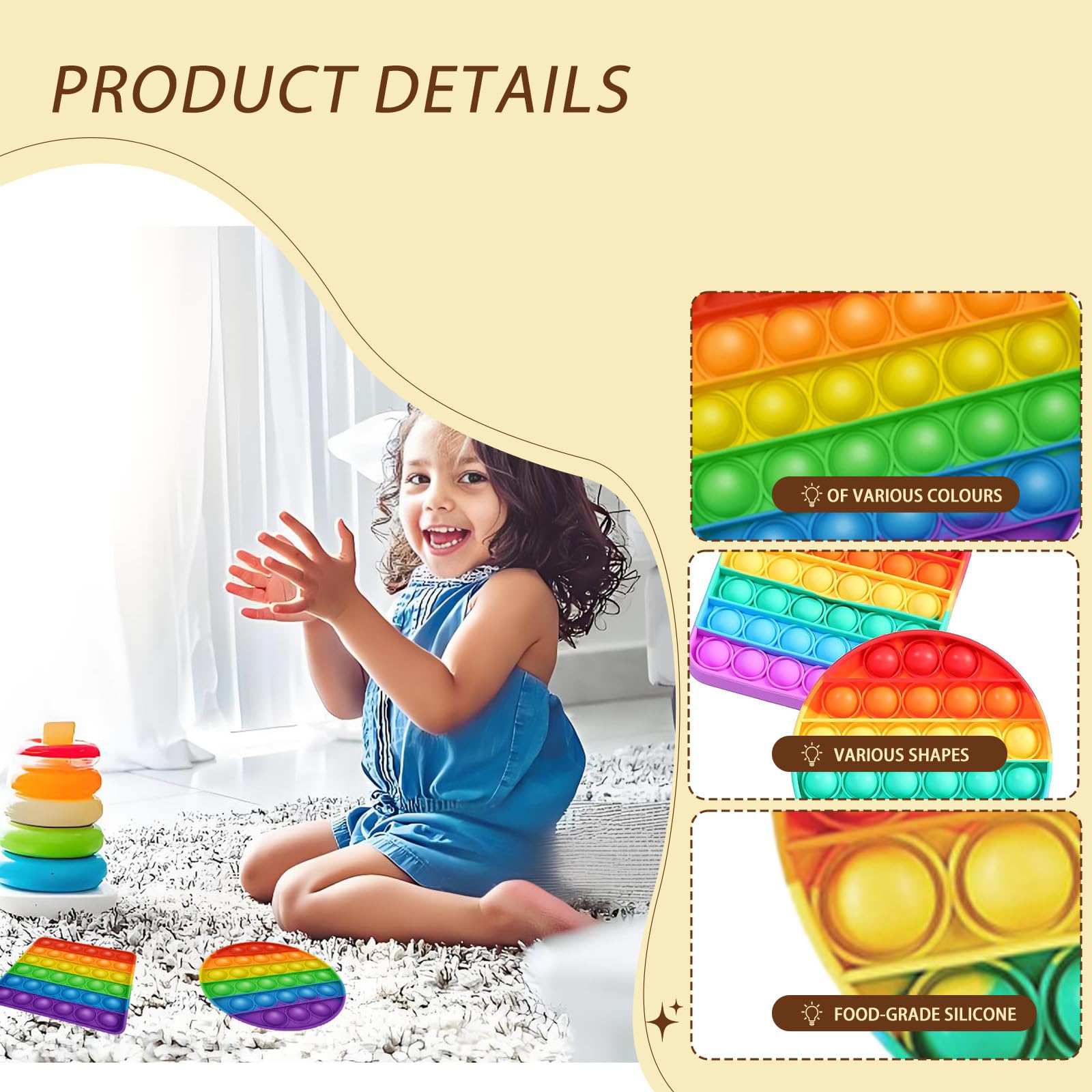 4 PCS Fidget Toys for teens Fidget for teen Stress Relief Sensory for Learning,anxiety fidgets Education,Anxiety Management Used by individuals aged 15 and above sensory fidget toys - Image 3