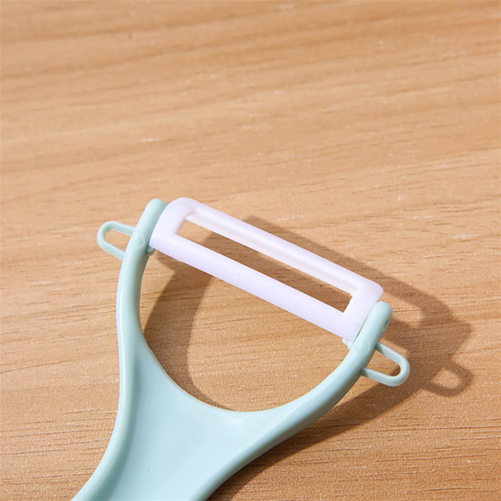 Sparschäler Keramik Küchenschäler Klinge Gemüseschneider (blau)