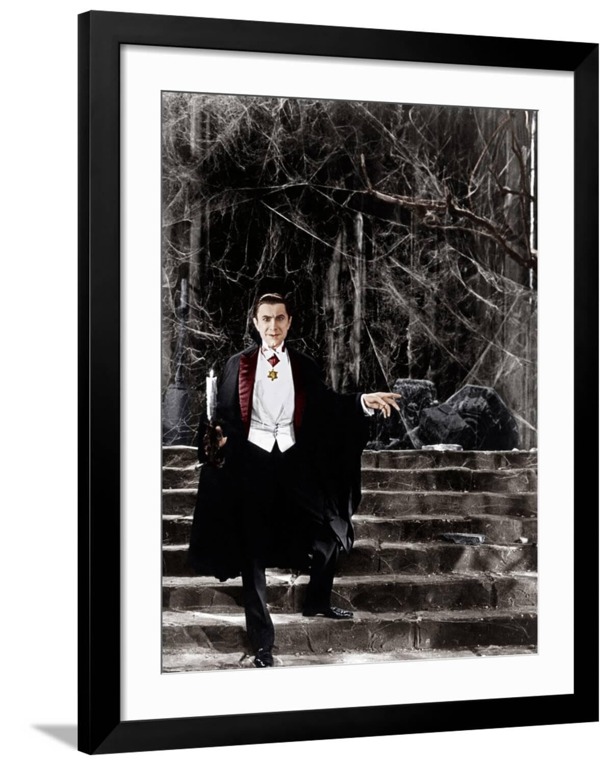 ART.COM Wall Photo Dracula, Bela Lugosi, 1931 on Black Frame, 32" x 40"