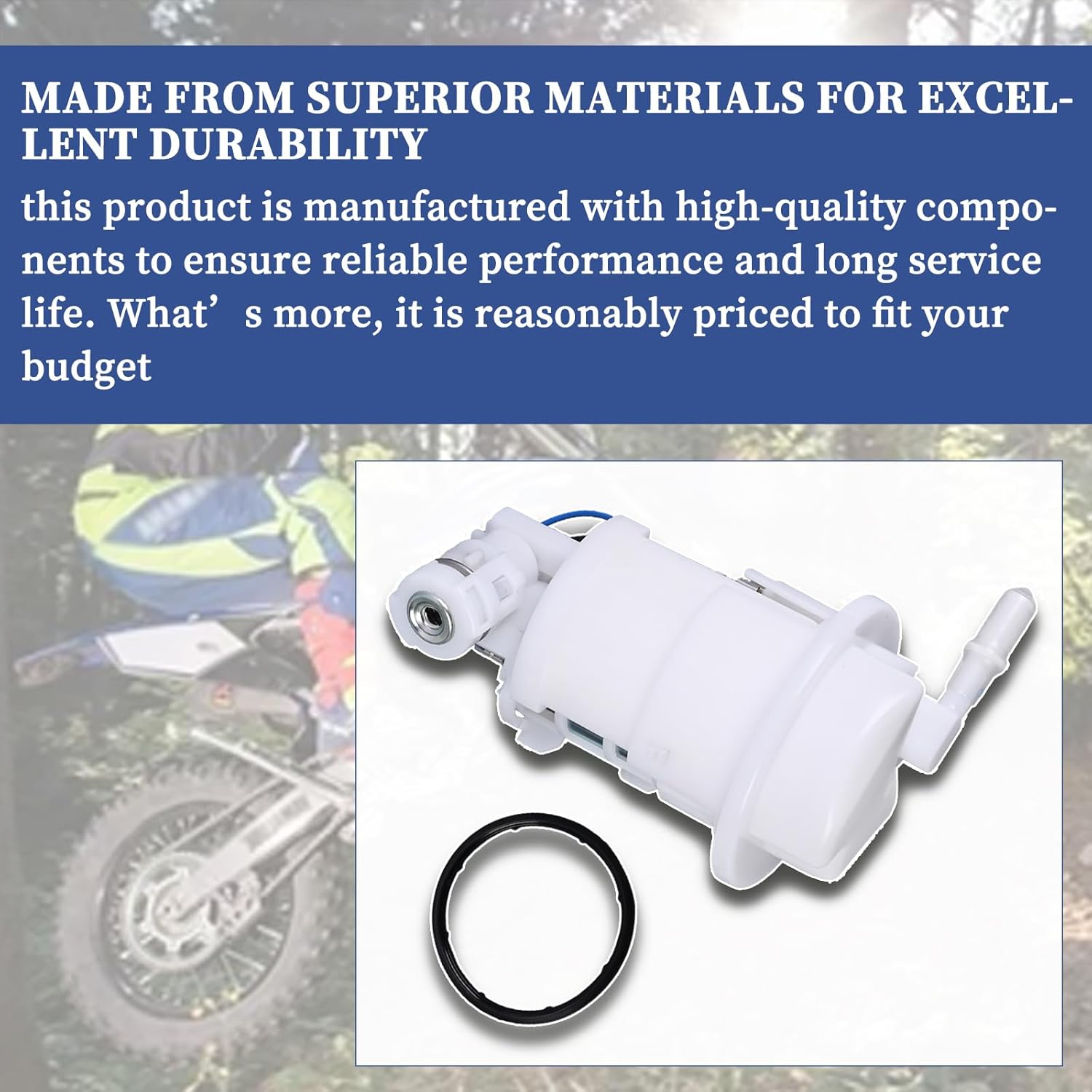 33D-13907-02-00 Fuel Pump Assembly Compatible with Yamaha YZ250F YZ250FX YZ450F YZ450FX WR250F WR450F 2010-2023 33D139070200 33D1390702