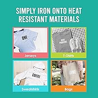 Vista 5 de S.E.I - Transferencias de letras en bloque negro de 2 pulgadas, 2 hojas