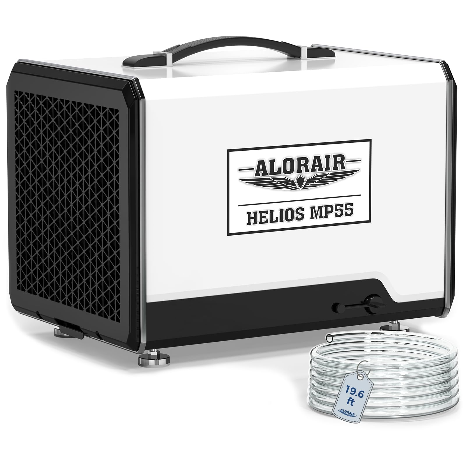 120 PPD Crawl Space/Commercial Dehumidifier with Pump() by ALORAIR – Large, 120.0 pints, Corrosion-Resistant Casing, White, Model Helios MP55