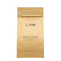 Vista 1 de Pure Original Ingredients Goma de guar (1.8 kg) de semillas de guar, grado alimenticio, sin gluten