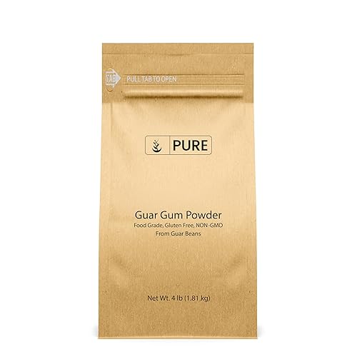 Pure Original Ingredients Goma de guar (1.8 kg) de semillas de guar, grado alimenticio, sin gluten