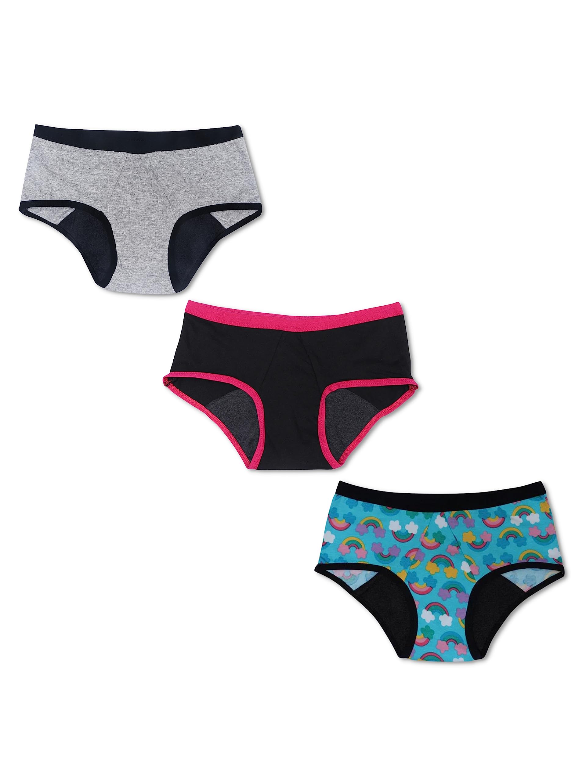 DChica Period Panties Medium to Heavy Flow, Absorbent Menstrual Underwear | Anti-Microbial Leak Proof & Reusable Period Panty Briefs for Teenagers (No Pad Required) (B0BN1DXW2X) Amazon Price History, Amazon Price Tracker
