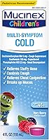Vista 19 de Mucinex Resfriado y Tos, Líquido Multi-Síntoma para Niños Día/Noche, Sabor a Bayas, 8oz (2x4oz) Alivia la Congestión Nasal y del Pecho, Diluye