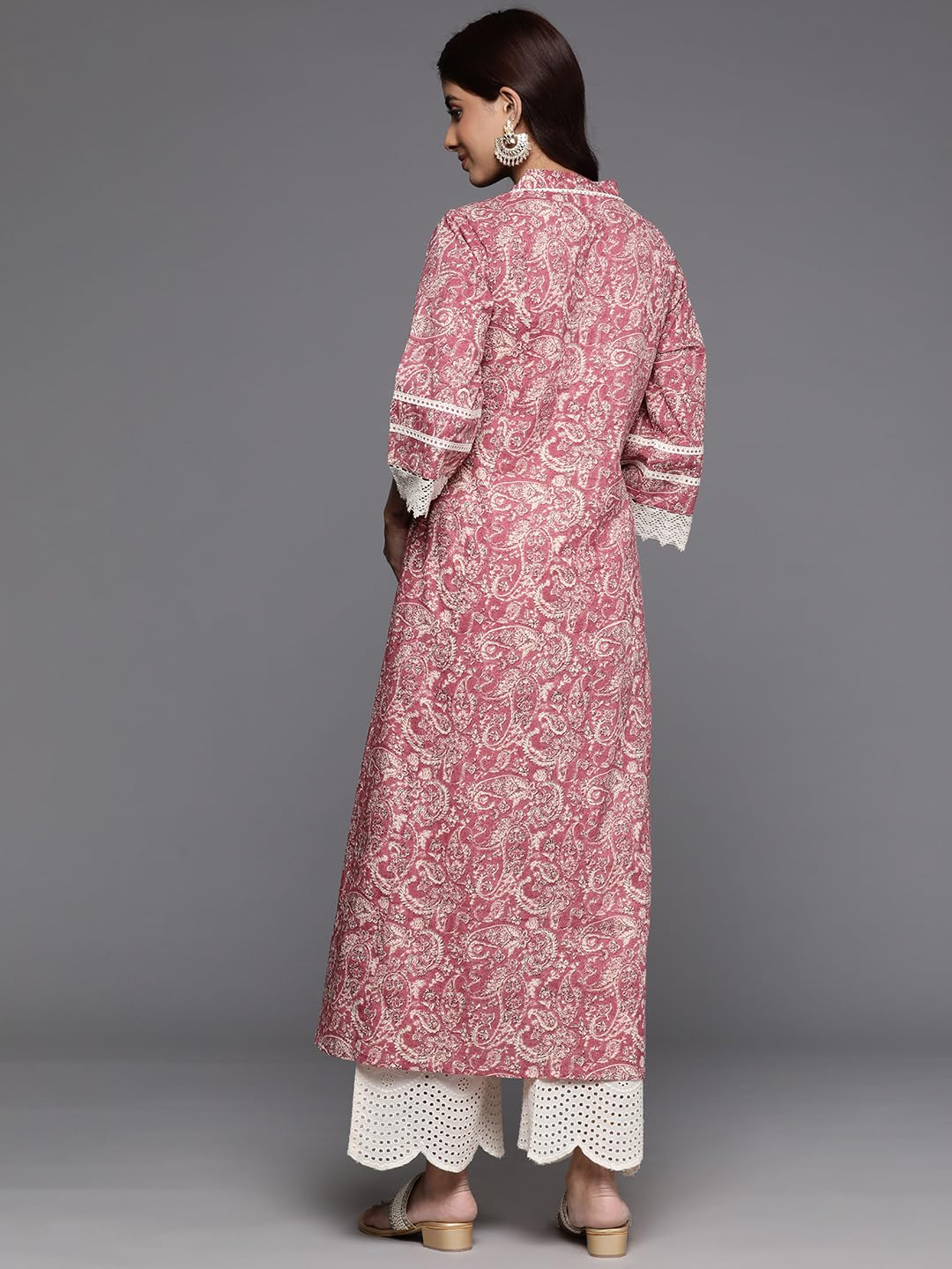 Varanga Women's Cotton Kurta  Soft, Breathable Fabric, Elegant Design, Comfortable Fit, Ideal Traditional Ethnic Wear