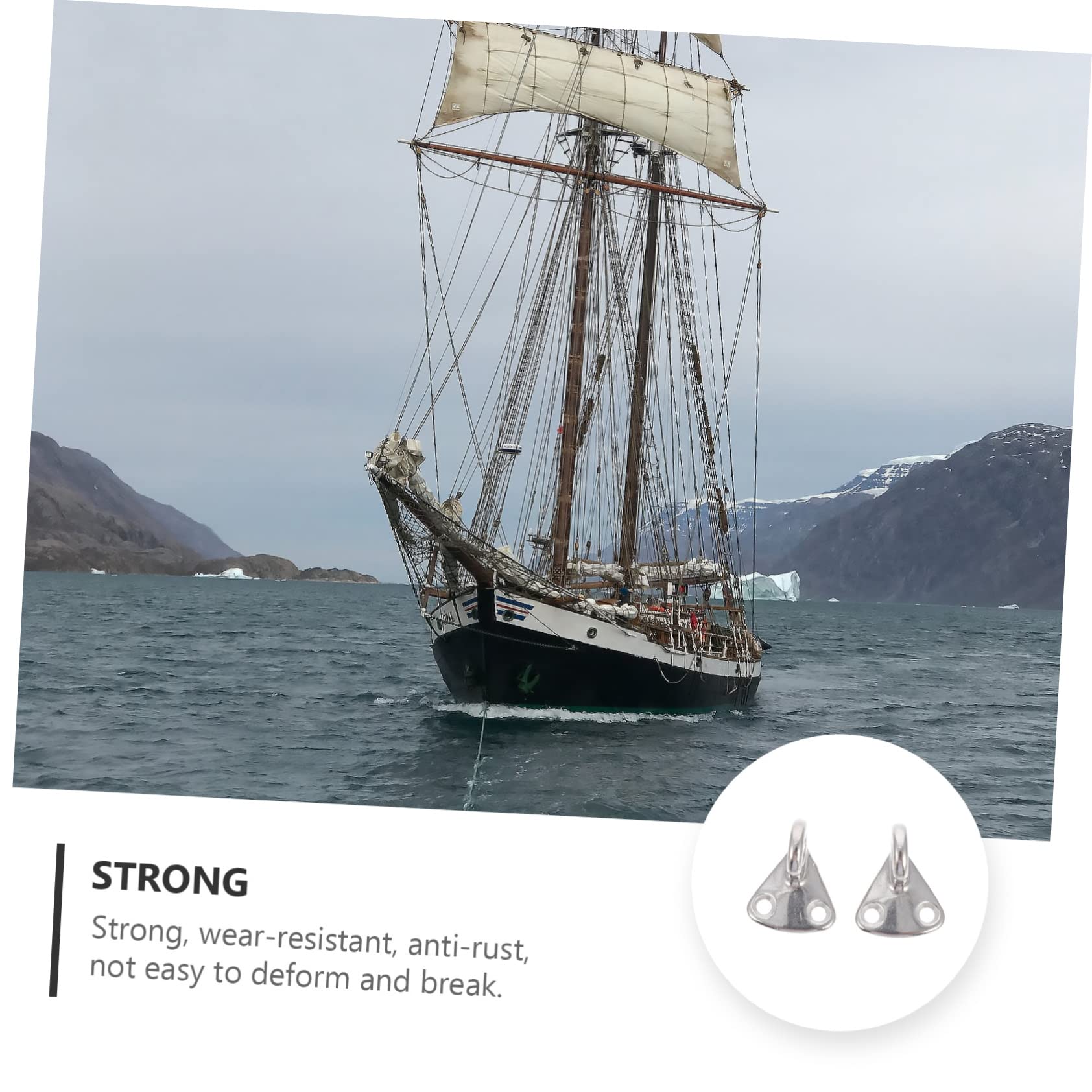 ifundom 6pcs Stainless Steel Boat Hooks Heavy Duty Mudguard Hooks for Yacht and Useful for Docking Adjustments Smooth Edges Premium Quality Accessories