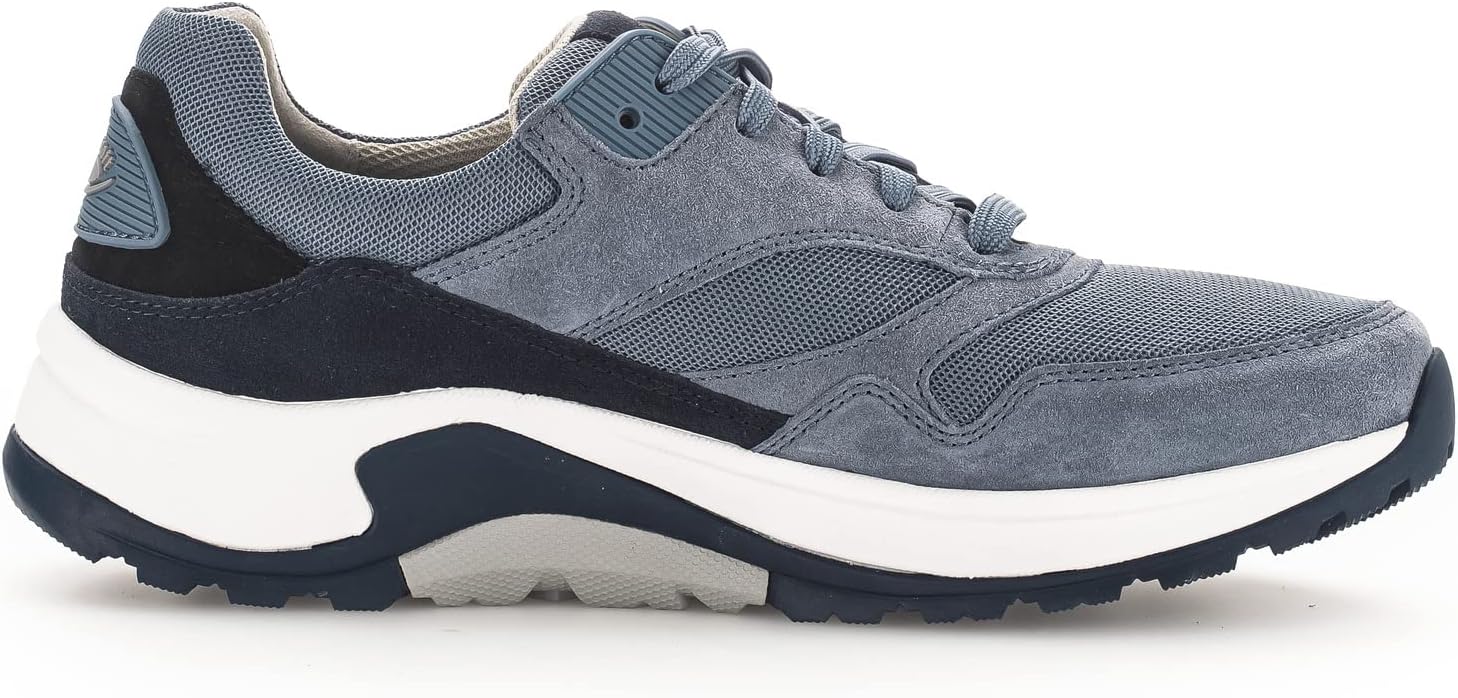 Pius Gabor Sneaker Uomo Grigio Iron – Pelle, Plantare Intercambiabile, Comode E Traspiranti (46 EU)