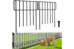 Doggy Fence for Outside: 10 Pack Animal Barrier Fence