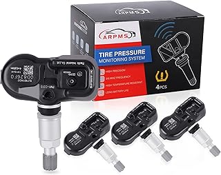 CARPMS PMV-C010 TPMS Tire Pressure Sensor Compatible with Toyota Avalon Camry Corolla Prius Rav4 Lexus ES GS is RC, 315MHz Tire Pressure Monitoring System Sensor, 4PCS