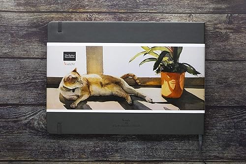 Miniatura 5 de ETCHR Cuaderno de bocetos multimedia con textura para dibujar y pintar tamaño A4 83 x 117 pulgadas 100 algodón apto para veganos 44 páginas