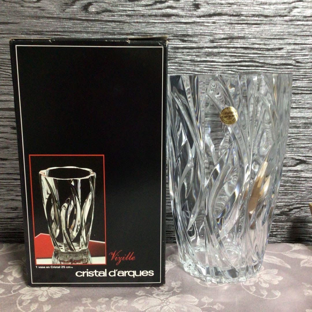 Cristal d’Arques クリスタルダルクの花瓶 フランス製 Amazon.co.jp: フランス製 花瓶 cristal d'arques クリスタル