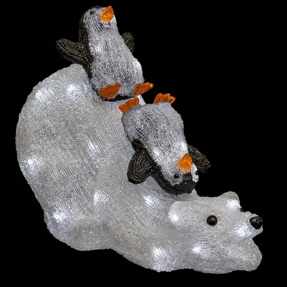 Feéric Lights and Christmas Bär und Pinguine, beleuchtet