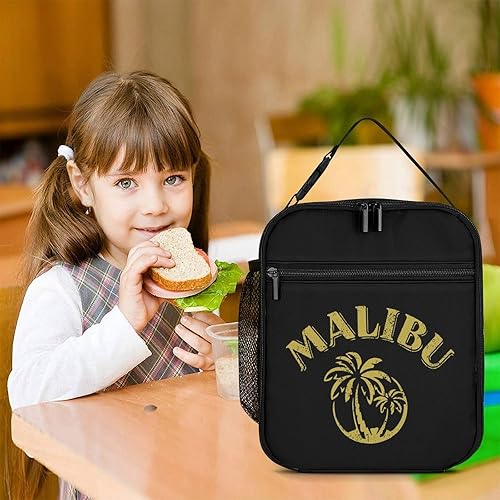 Miniatura 7 de Malibu Coconut Tree Insulated Lunch Bag for Women Men Reusable Lunch Box Tote Bag for Work Travel