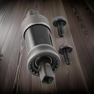 Bicicleta de carretera cuadrado cónico pedalier 68mm Shell para bielas de acero al carbono con rodamiento sellado negro tamaños surtidos (120#)