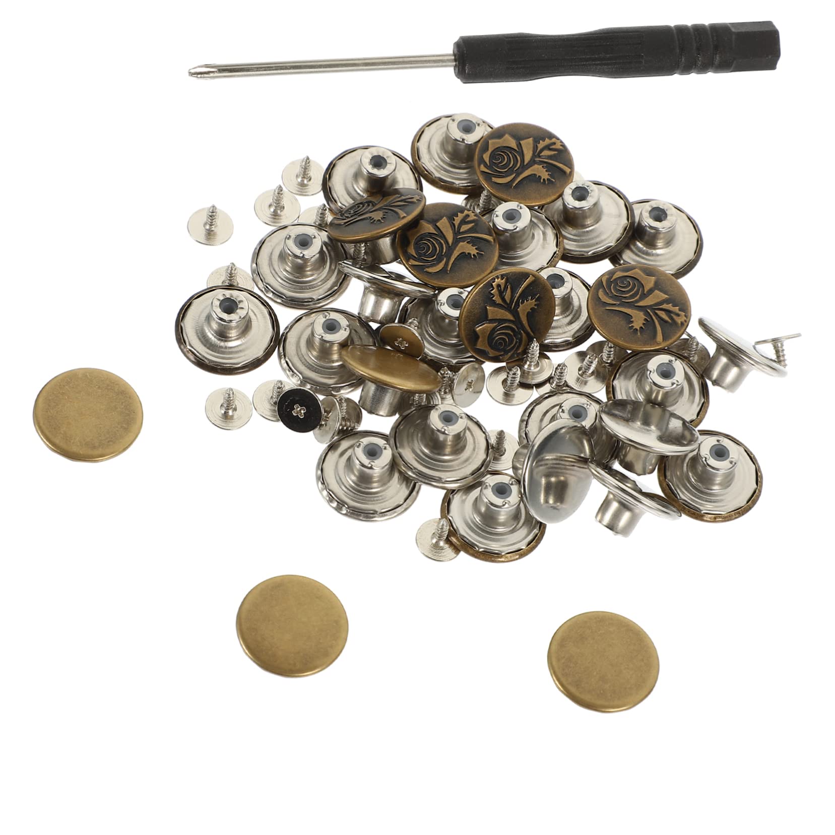 12 Set Fornitura Di Vita Kit Di Rivetti Banda in Vita Clip Di Serraggio Jeans Tenditore Bottoni a Spillo Pulsante Dei Pantaloni a Nastro Bottone Dei Jeans Regolabile Pantalone Lega
