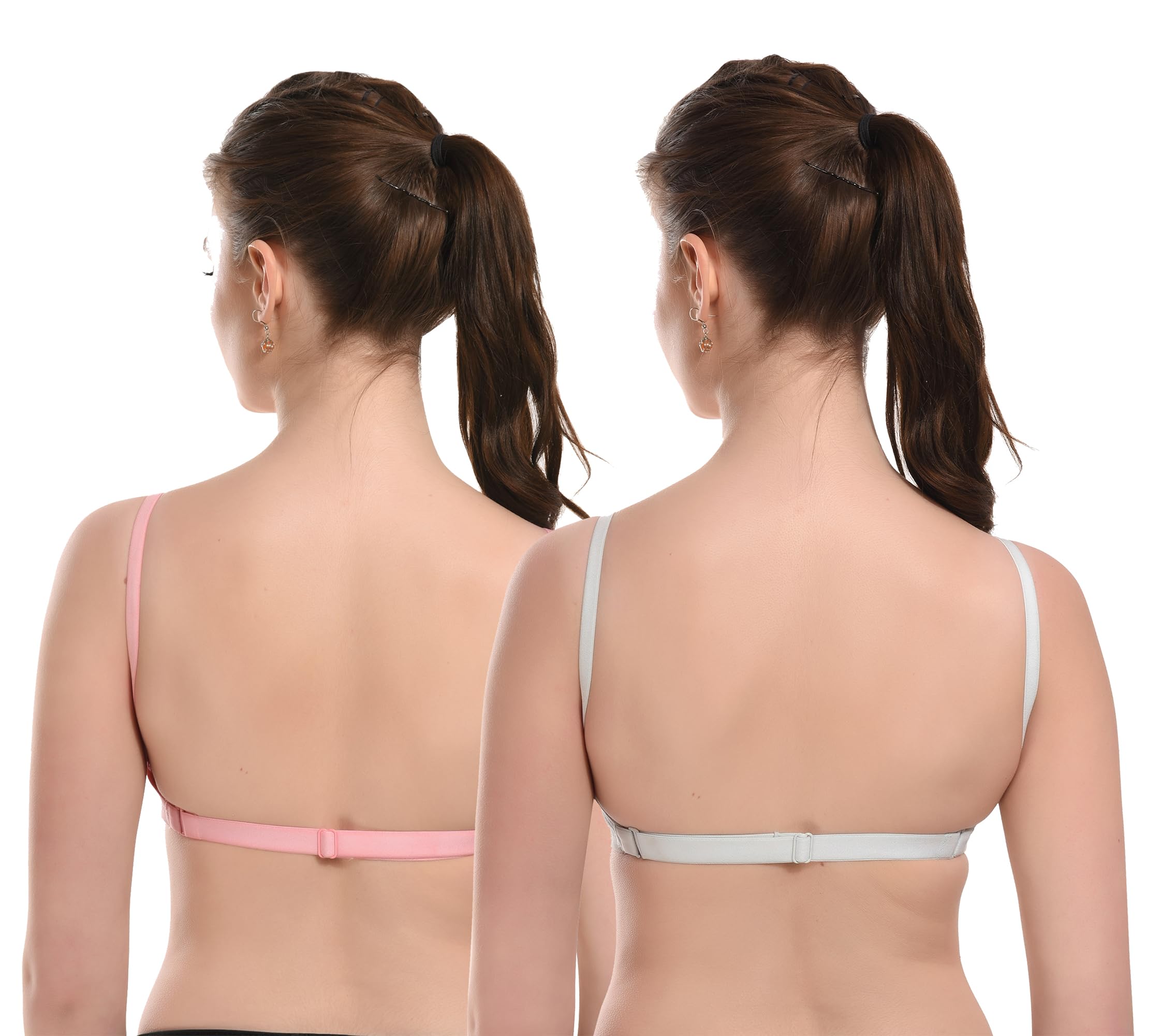 viral girl Women's Cotton-Hosiery Backless Padded Bra (Pack of 2)(Hema)-picture-40
