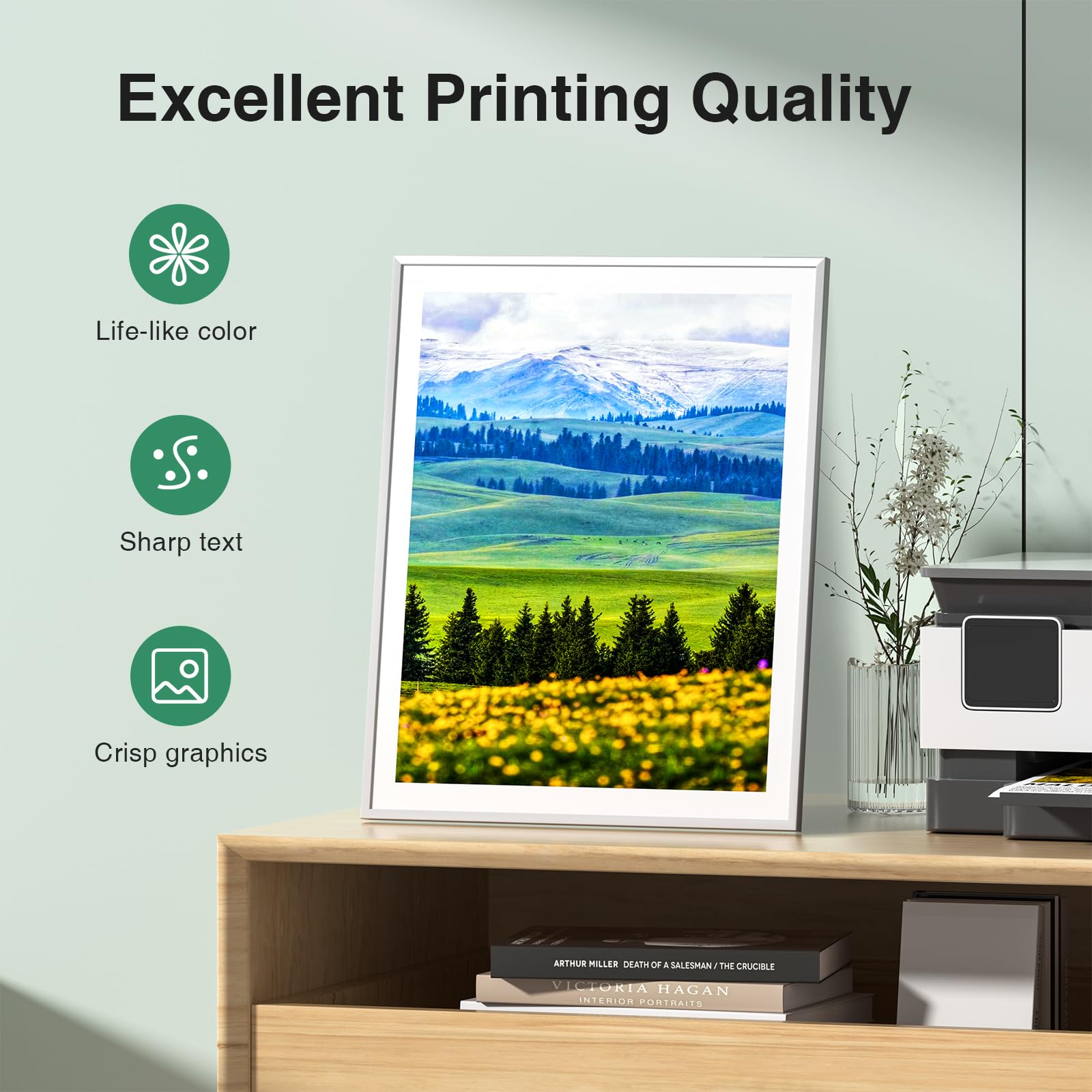 colorfly 912XL Cartucho Compatible para HP 912 XL 912 Cartuchos de Impresora para HP OfficeJet Pro 8022 Cartuchos 8020 8024 8023 8025 OfficeJet 8012 8014 8015,Officejet 8010, 5 Pack — view 6