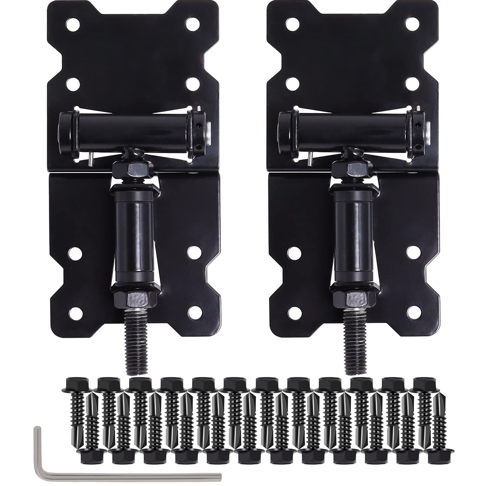 Buy Self Closing Vinyl Gate Hinges, Self Closing Gate Hinges for Wooden / PVC Fences, Heavy Duty