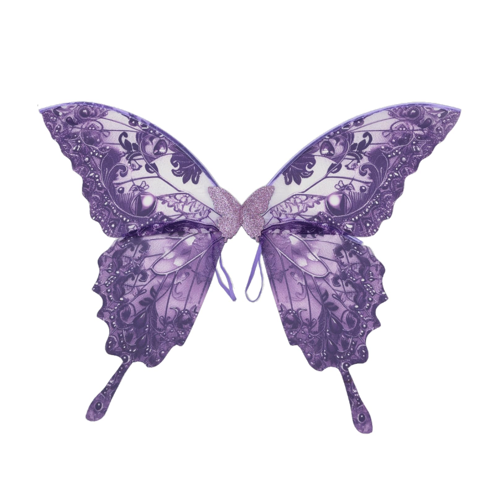 Fairy Wing for Adult Women Halloween Butterfly Wing Costume (Purple, M)