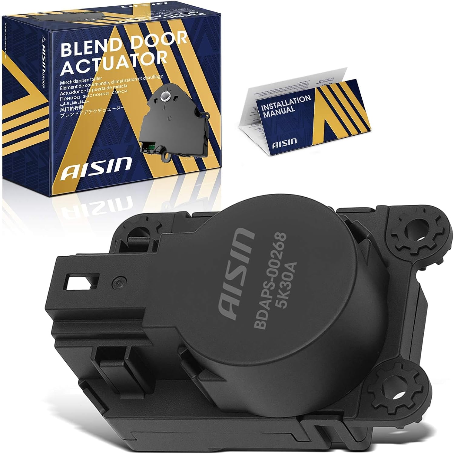 AISIN AFTERMARKET BDAPS-00268 Main HVAC Blend Door Actuator - Compatible with Chevrolet Equinox 2018-2024, GMC Terrain 2018-2024, Buick Envision 2016-2020 - Temperature