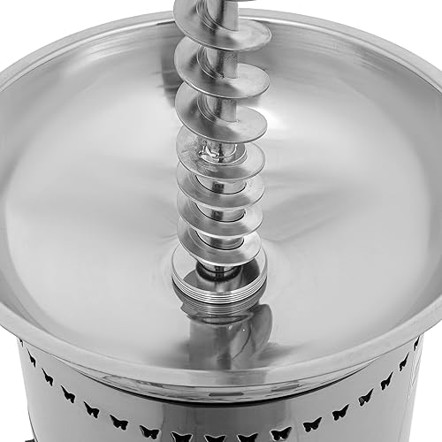 Miniatura 4 de Fuente de chocolate comercial, máquina de fusión digital de fuente de chocolate de 5 niveles, cascada de chocolate caliente de acero inoxidable para