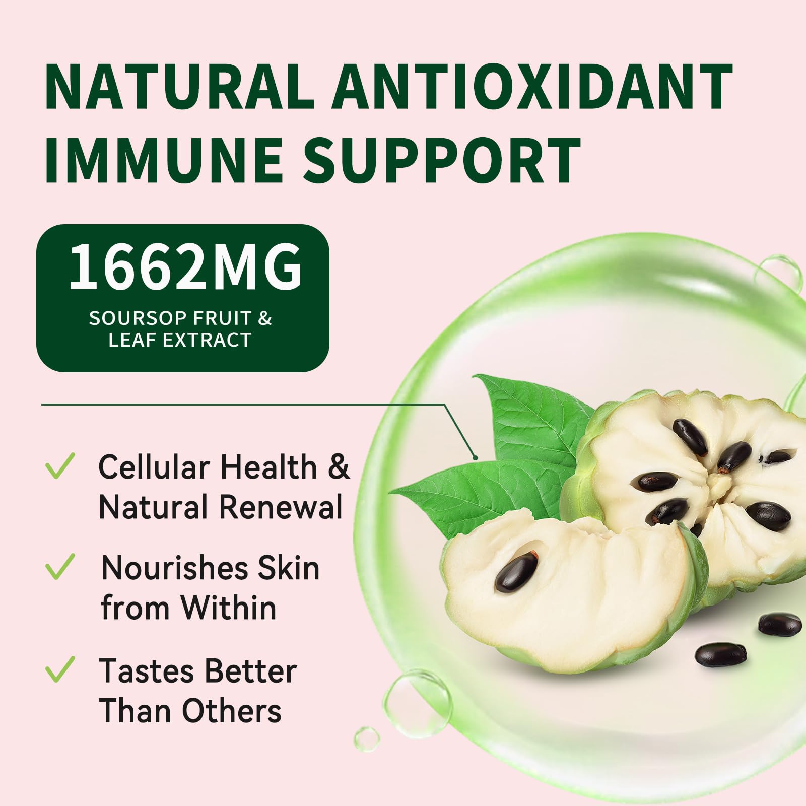 Soursop Bitters Liquid+Black Seed for Gut Cleanse, Detox & Immune 16 Fl Oz — Amazon image 3