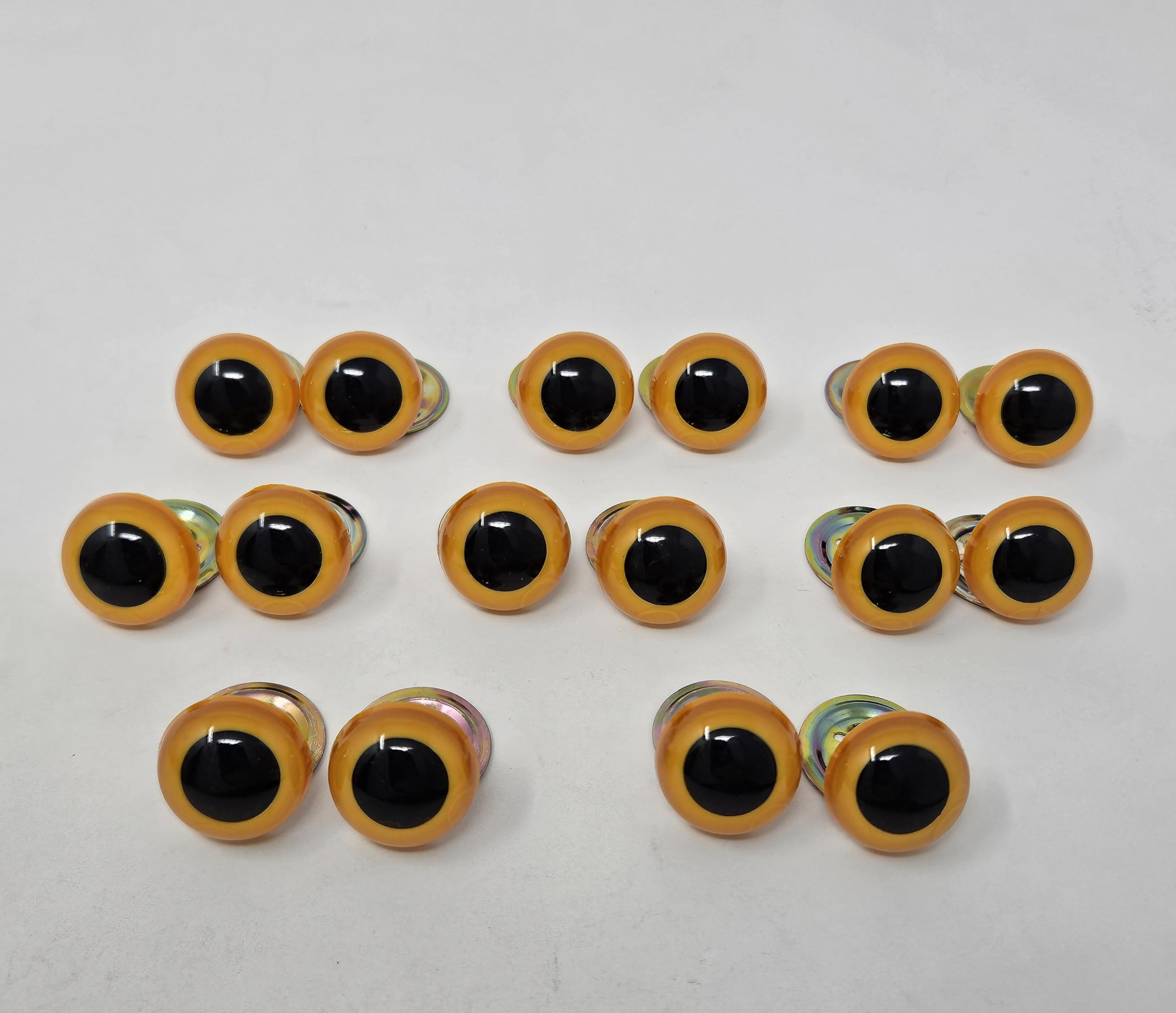 Amazon.com: Pair of Zim's 18mm Yellow Owl Eyes Plastic Safety Eyes