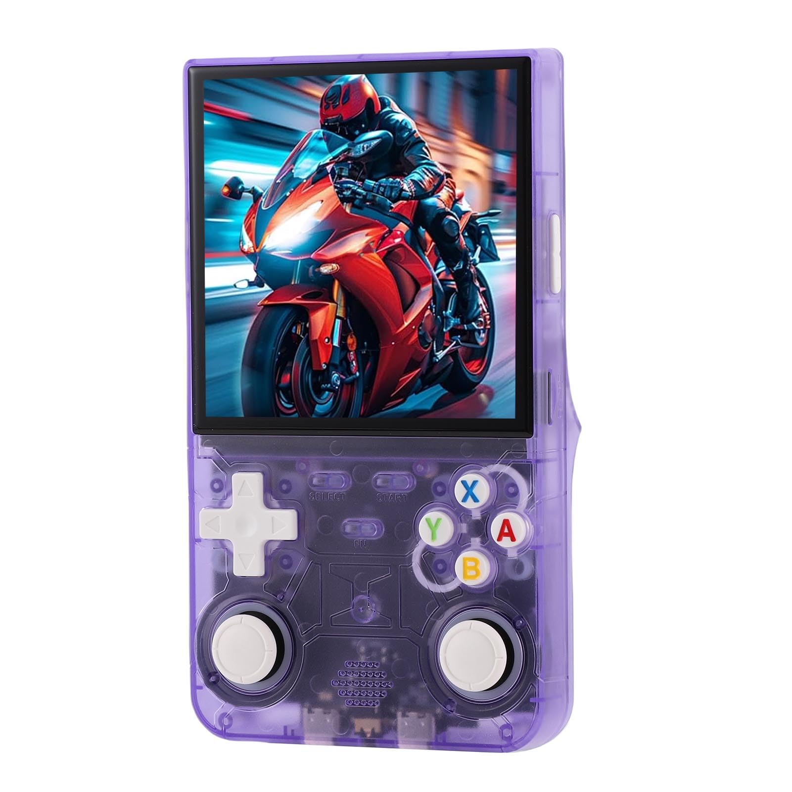Consola de Videojuegos Portátil para, Pantalla de 4 Pulgadas, Joystick Dual, Consola de Juegos Retro Portátil para Jugar Mientras Viajas (64G)