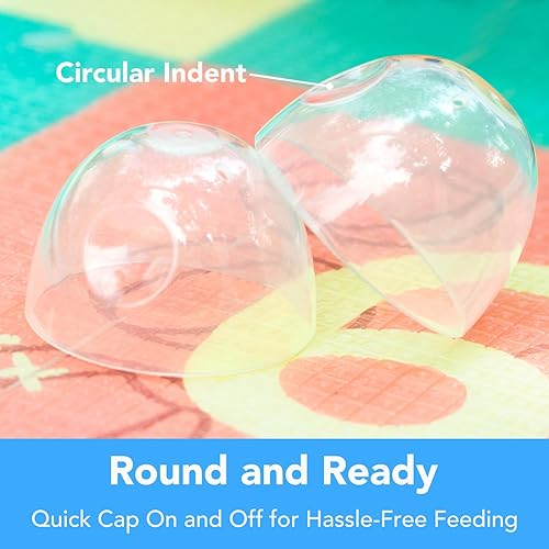 Miniatura 5 de CHUBBIEE Tapas de repuesto para biberones Philips Avent, tapa de botella compatible con botellas de plástico natural y vidrio, polipropileno suave y