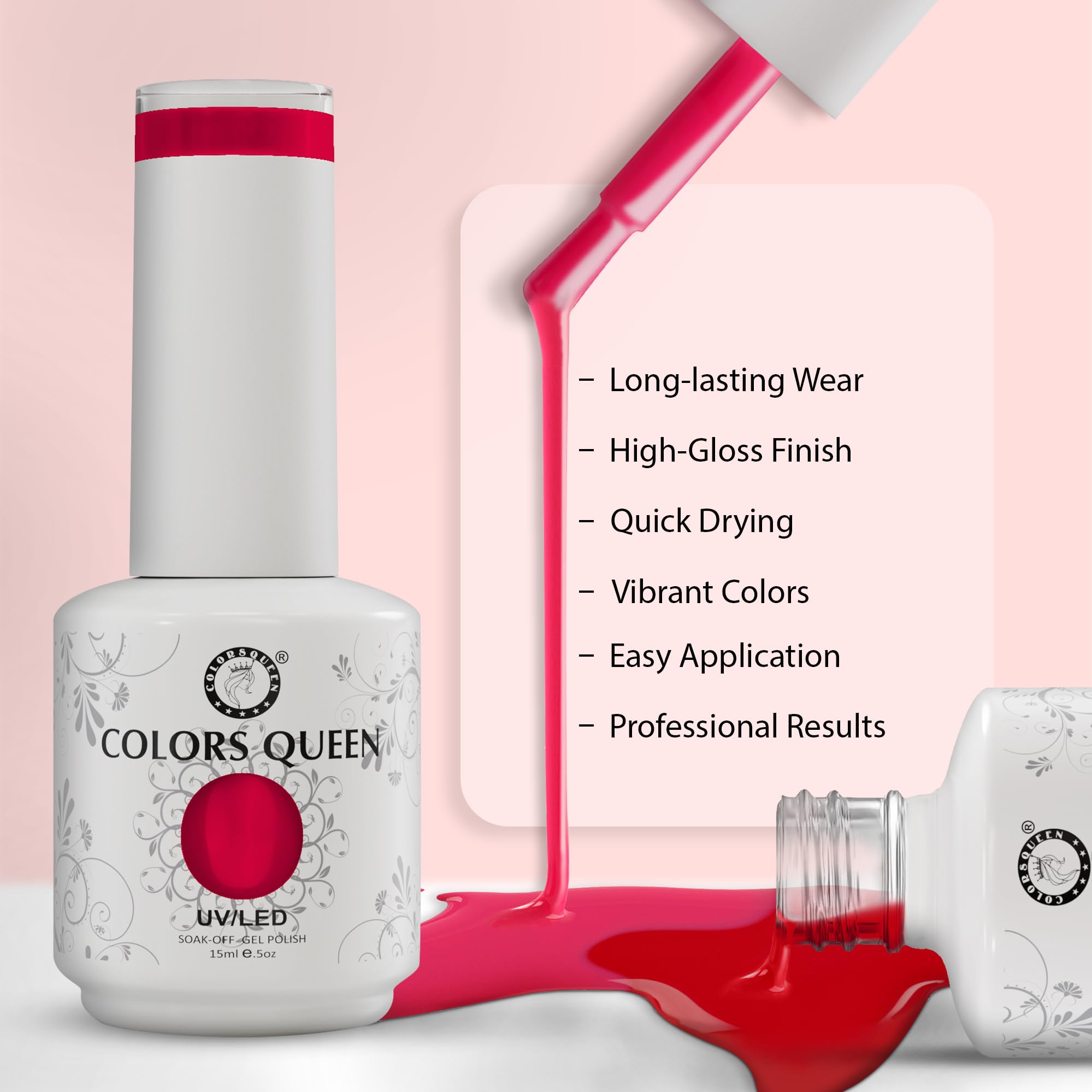 Buy Colors Queen UV LED Soak Off Gel Nail Polish | Long Lasting