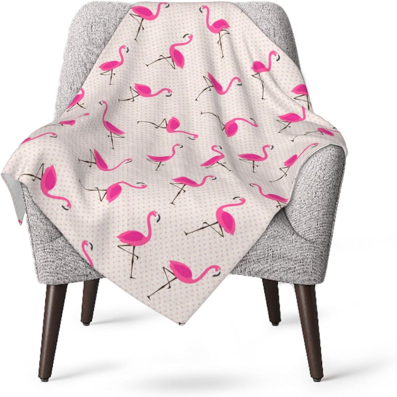 Pink Flamingos Baby Blanket Ultra Soft Throw Blankets All Season Warm Light Weight Cozy Plush Blankets for Home Bedroom Sofa Chair Travel, 30"X40" - Image 5