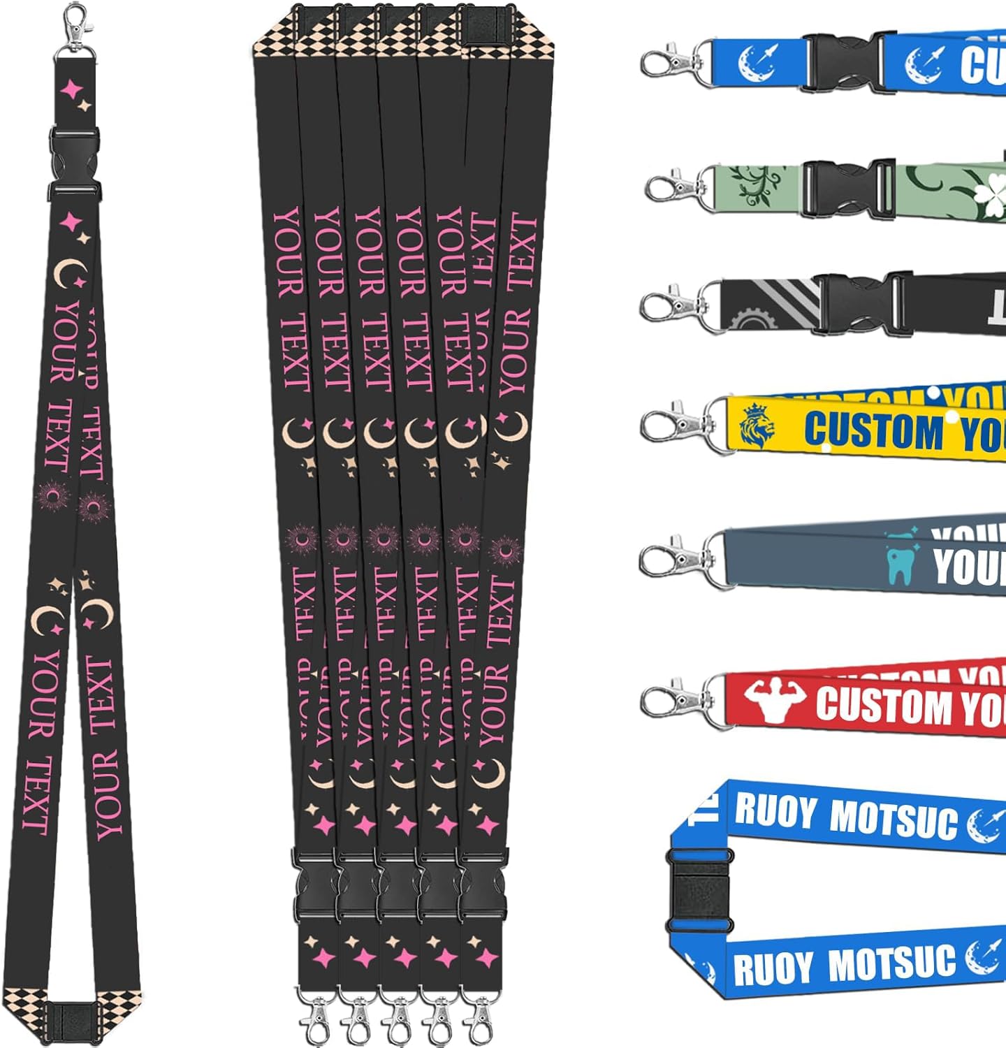 Lanyard Personalizzati In Poliestere Con Stampa Completa - Foto 8