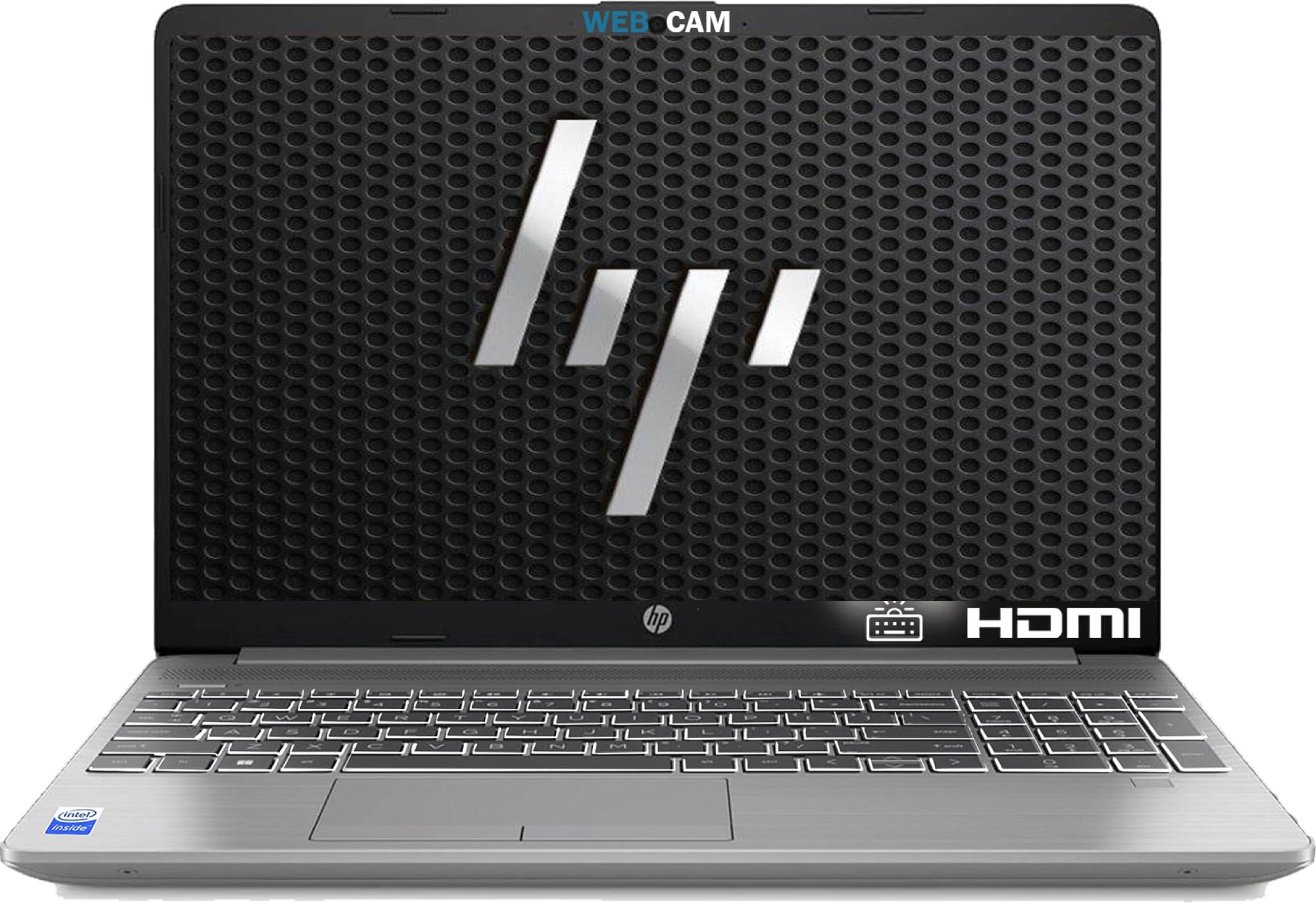 HP 250 G9, Pc Computer PORTATILE LAPTOP NOTEBOOK, SILVER, i5-1235U, Ram 16 GB DDR4, SSD M2 750 GB, Display 15.6" FHD, Win 11 Pro, TASTIERA RETROILLUMINATA, FINGERPRINT, OFFICE PRO