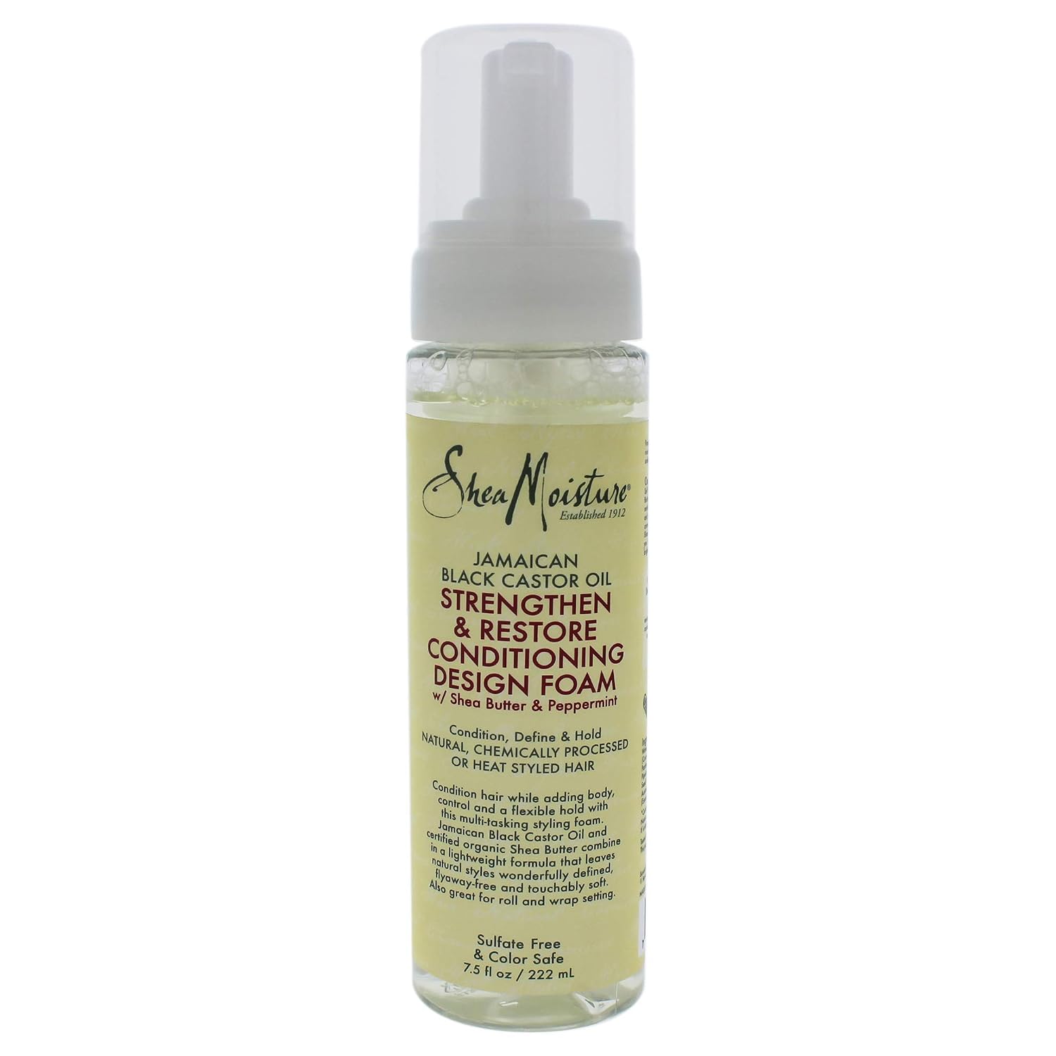Shea Moisture Strengthen & Restore Conditioning Design Foam, 7.5 OZ