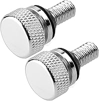 Vista 8 de Perno de asiento de acero inoxidable Tornillo de montaje trasero negro compatible con Harley Davidson 1996-2024, 2