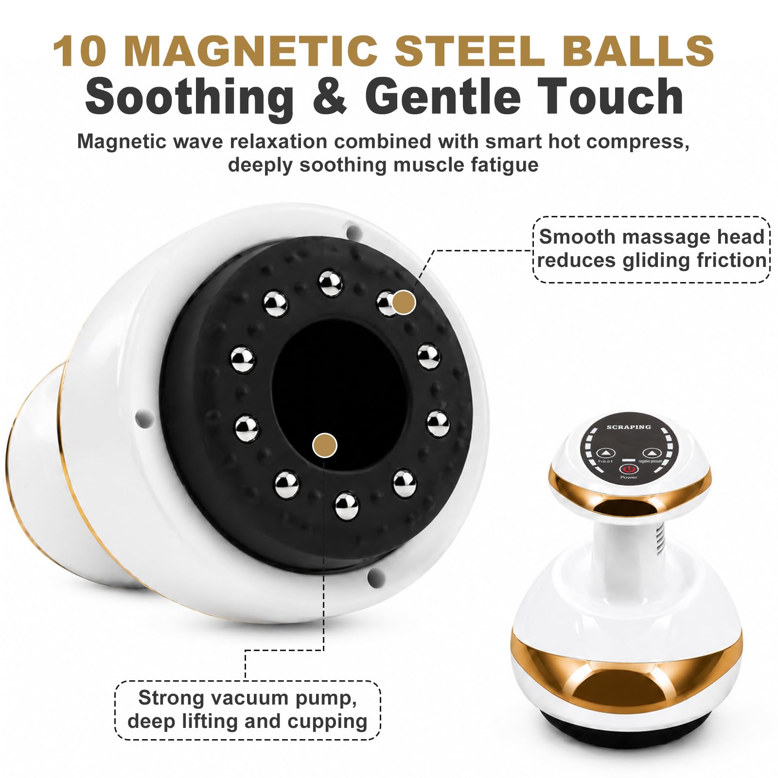 LOMUG Appareil de massage 4 en 1 anti-cellulite sous vide