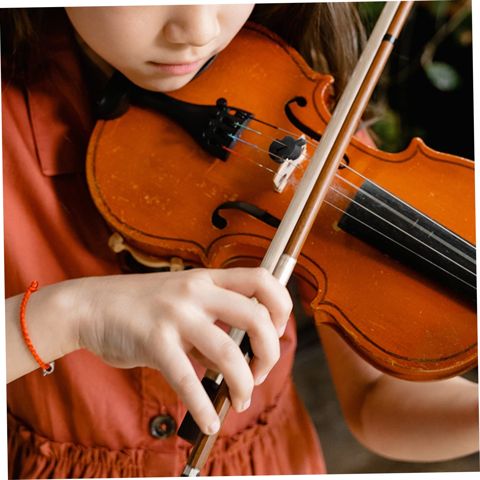 ibasenice 32pièces Sourdine Caoutchouc Pour Violon Accessoires De Pratique Pour Débutants Réduit Le Volume Sans Altérer Le Et Facile à Utiliser