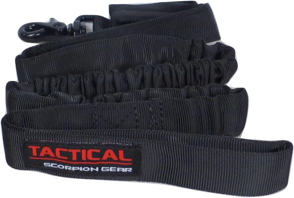 Tactical Scorpion Gear Dog Leash Canine K9 Military Training Vest Harness Medium TSG-DLEASHBK