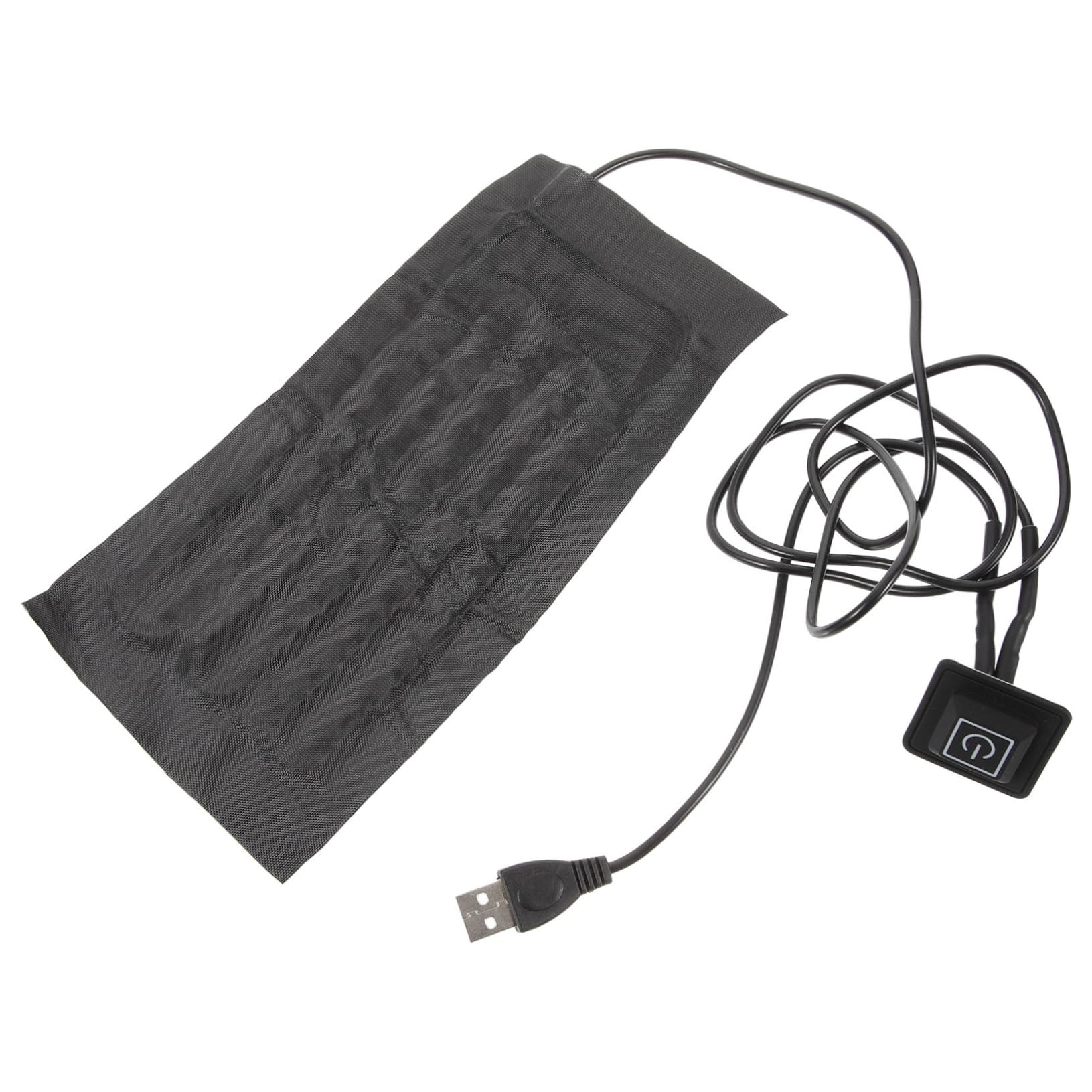 Abaodam 5 Stück Heizmatte für Pflanzen mit Digitalthermostat USB Betrieben Stufige Temperaturregelung Effiziente Keimung Flexible Verwendung im Gewächshaus für DIY Anwendungen