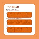 Bowlful Pav Bhaji | Natural Ingredients | Ready-to-Eat Freeze-Dried Meal | Authentic Mumbai-Style Spiced Vegetable Mash | 55g Net Weight (270g After Rehydration) | No Added Preservatives & Colours | Microwaveable gallery image